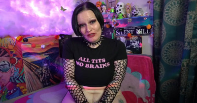 Sad Goth With Big Tits Wants You To Cum Everyday In November JOI